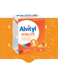 Alvityl Vitalité à Avaler - 40 Comprimés