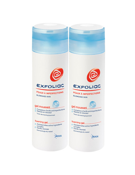 Gel moussant, 2X200ml