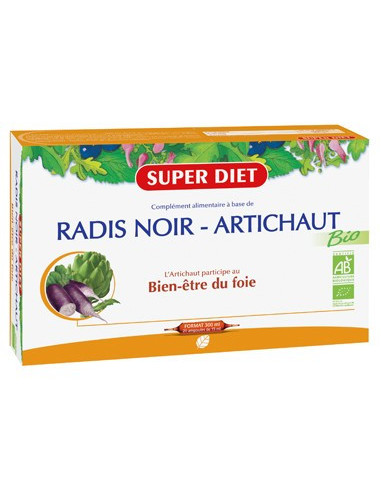 Radis Noir - Artichaut Bio - 20 ampoules