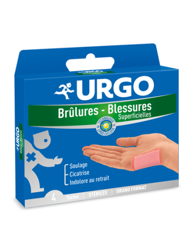 Brûlures Grand Format, 4 pansements
