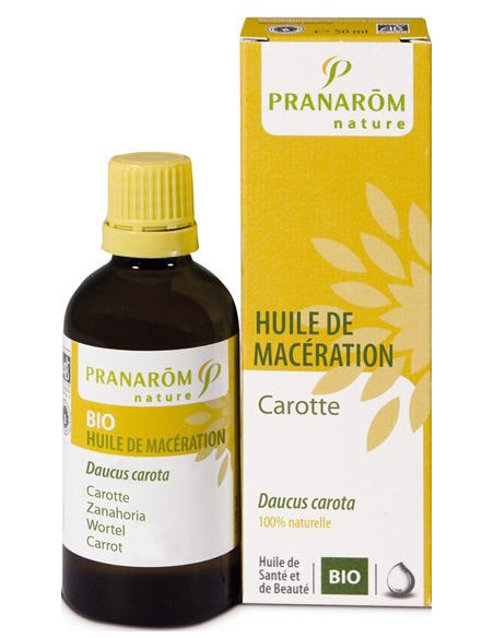 Huile de macération à la carotte Bio - 50ml