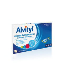 Alvityl Mémoire et Concentration - 30 capsules